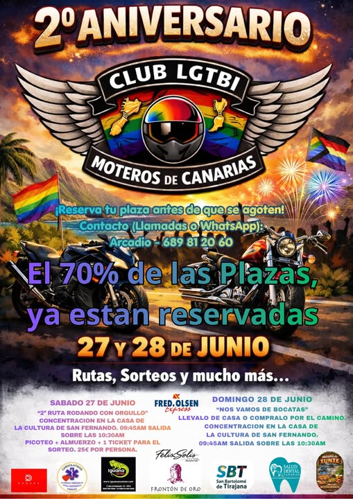 2º Aniversario Club LGTBI Moteros de Gran Canaria
